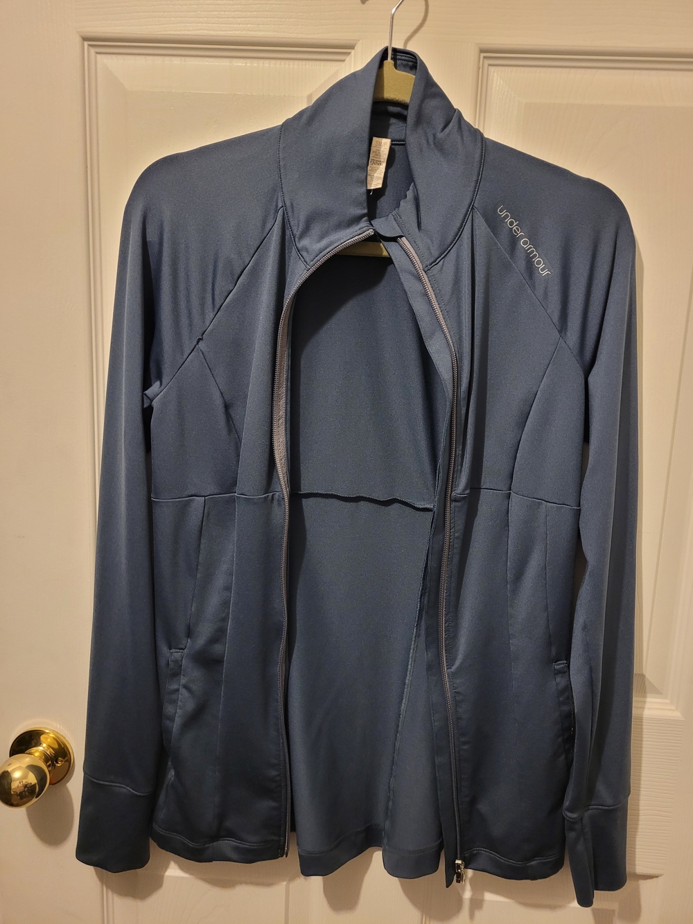 Under Armour Women's Slate Blue Full-Zip Jacket